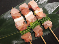 鳥モモ長ネギ串